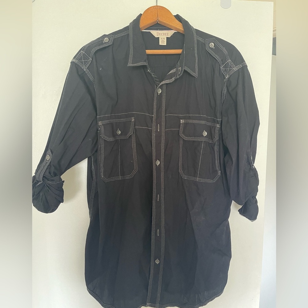 Decree Black Jean Long Sleeve Men’s XL